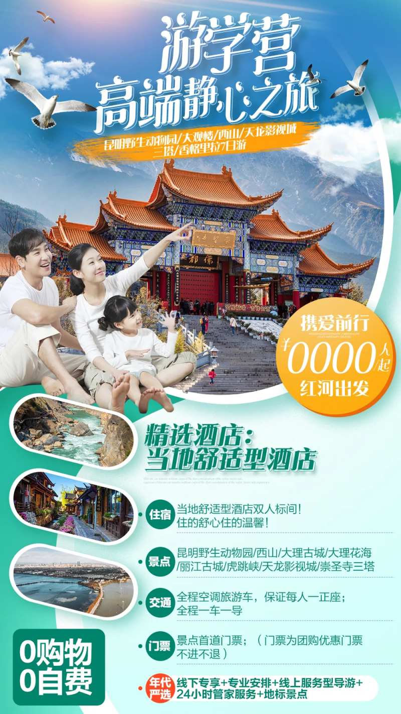 游学营旅游海报-采灵感-cailinggan.com