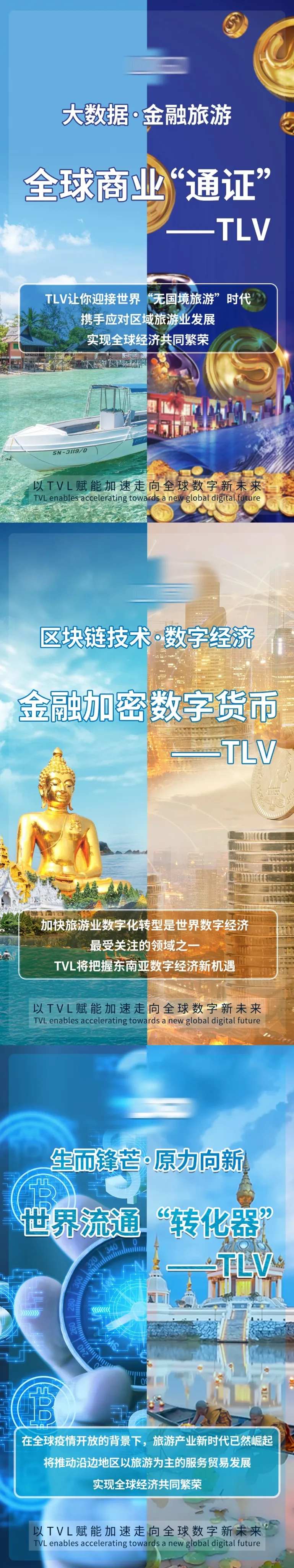 区块链东南亚旅游海报-采灵感-cailinggan.com