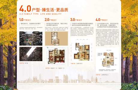 房地产户型对比广告展板-采灵感-https://www.cailinggan.com/