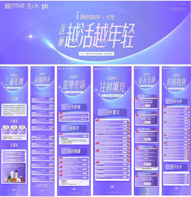 医美618活动政策9宫格-采灵感-cailinggan.com