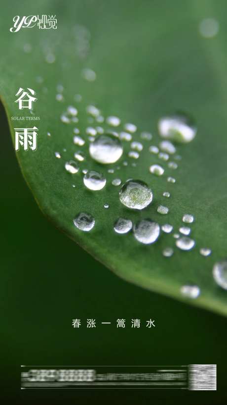 地产谷雨海报-采灵感-https://www.cailinggan.com/