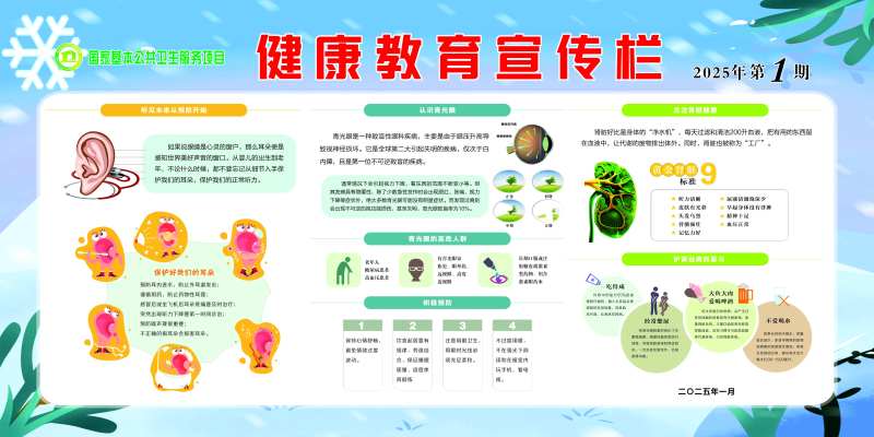 健康教育宣传栏 -采灵感-cailinggan.com