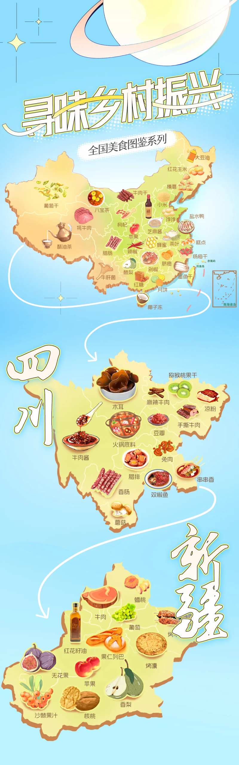 寻味乡村振兴美食图鉴-采灵感-cailinggan.com