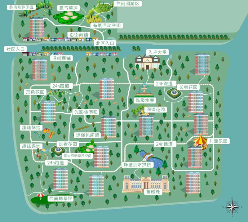 地产项目适量地图-采灵感-cailinggan.com