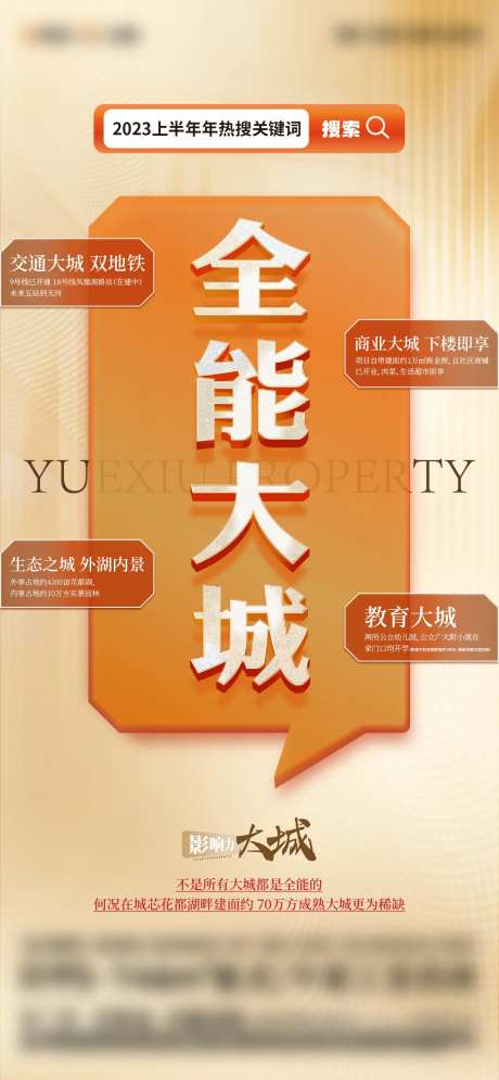 房地产对话气泡海报-采灵感-https://www.cailinggan.com/
