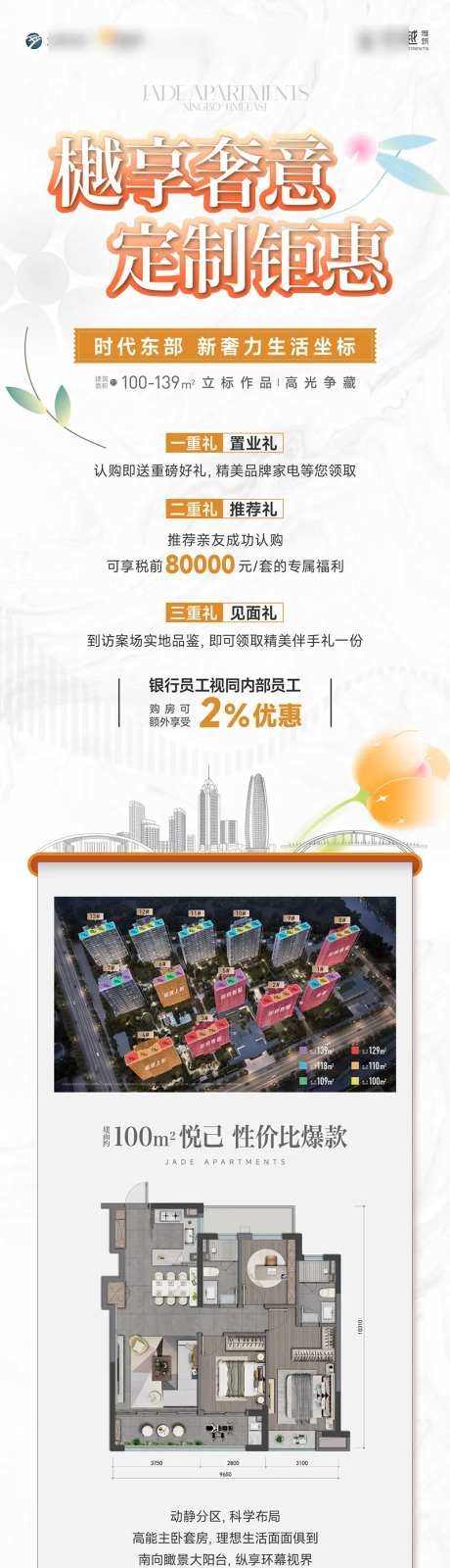 地产三重礼户型长图-采灵感-cailinggan.com