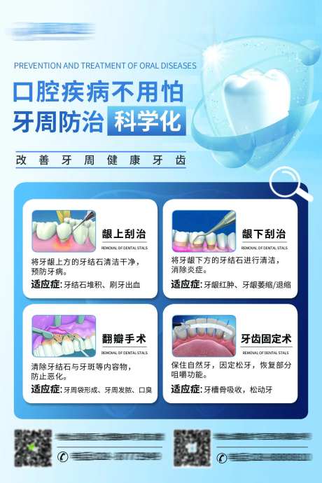 口腔科普健康展板-采灵感-https://www.cailinggan.com/