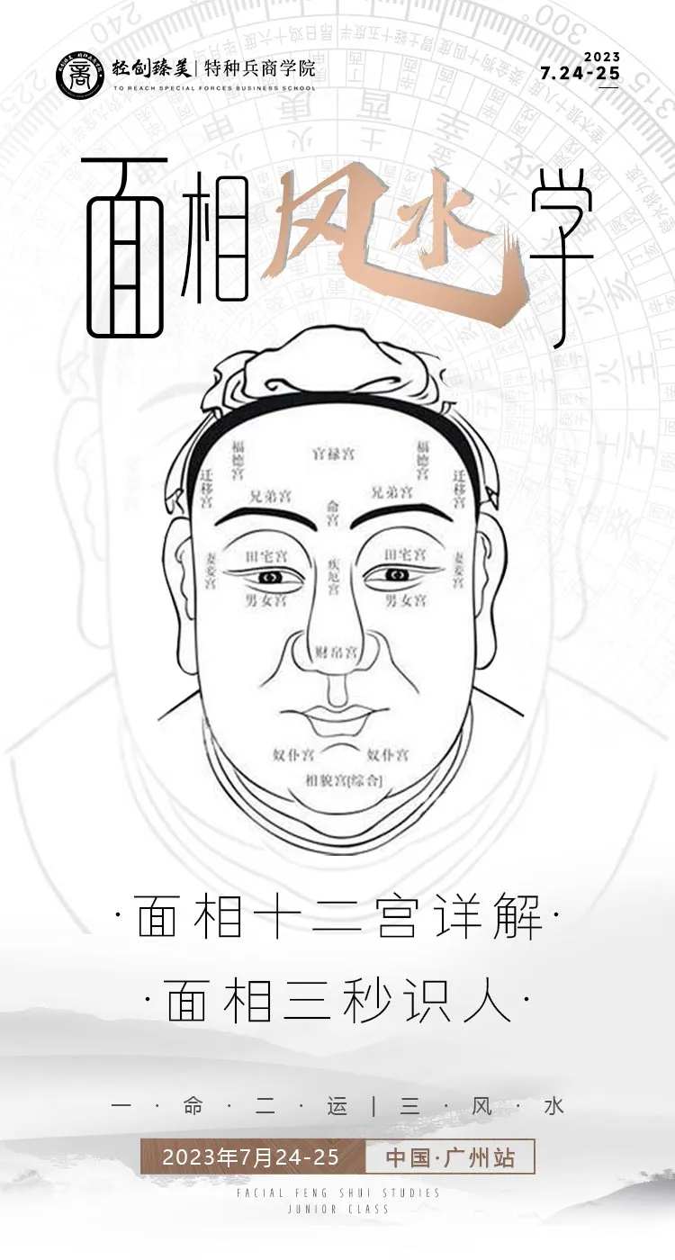 面相风水海报-采灵感-cailinggan.com