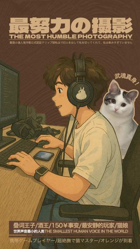 热点剪辑师工作日常海报-采灵感-https://www.cailinggan.com/