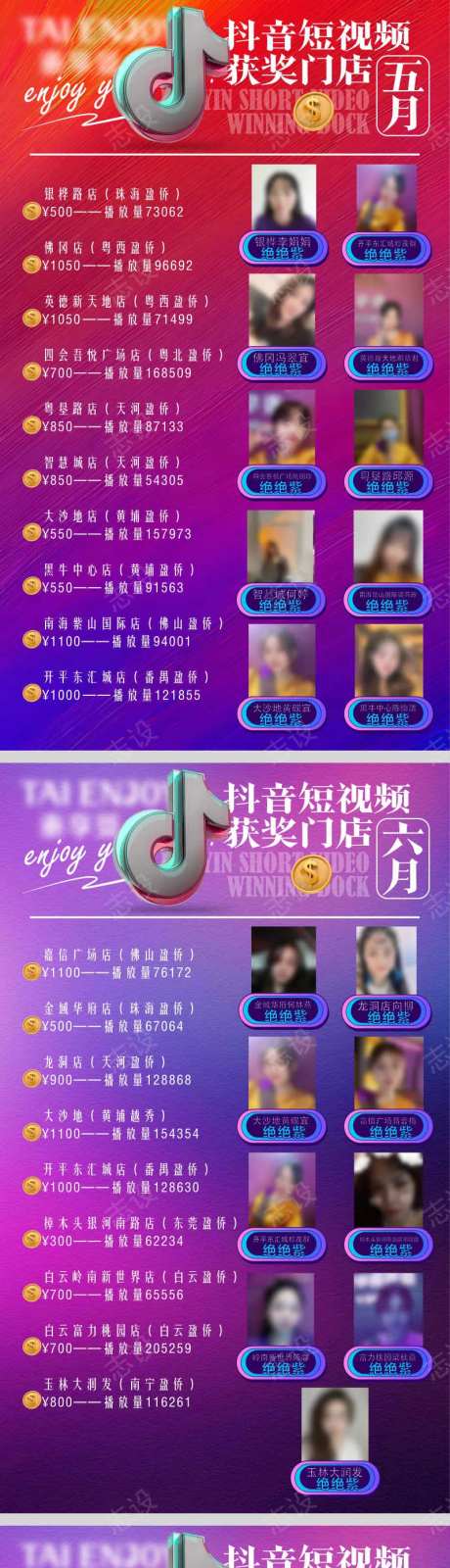 抖音每月排名表-采灵感-https://www.cailinggan.com/