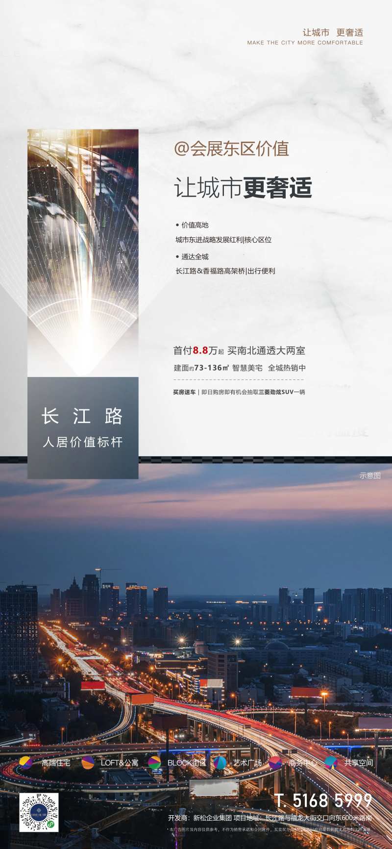 房地产区位价值点海报-采灵感-cailinggan.com