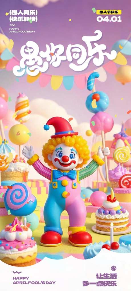 41愚人节海报-采灵感-https://www.cailinggan.com/