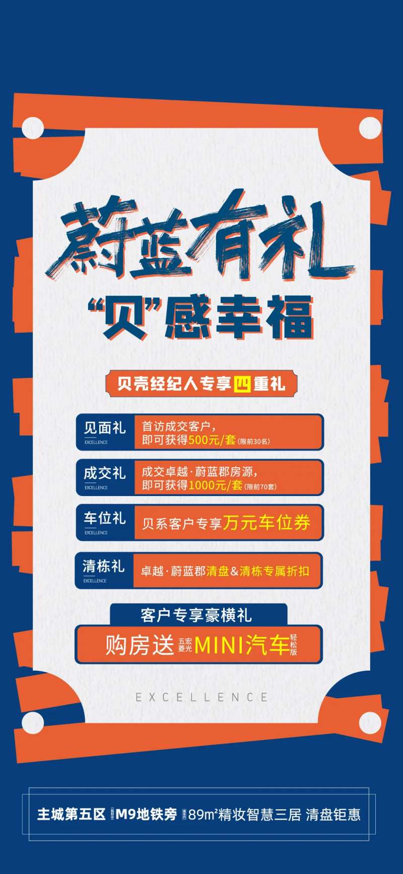 房地产四重礼活动海报-采灵感-cailinggan.com