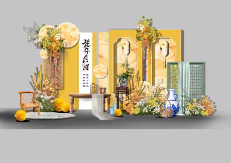 商业中秋美陈dp点-采灵感-https://www.cailinggan.com/