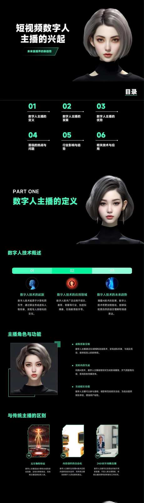 短视频数字人主播的兴起PPT-采灵感-https://www.cailinggan.com/