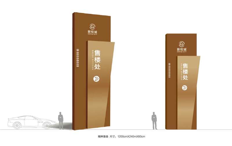 房地产导视牌-采灵感-cailinggan.com