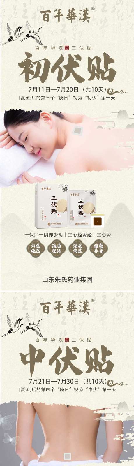 三伏贴产品产品海报-采灵感-https://www.cailinggan.com/