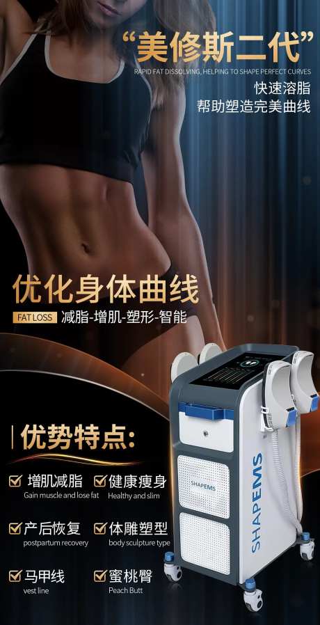 医美美容仪器宣传海报-采灵感-https://www.cailinggan.com/