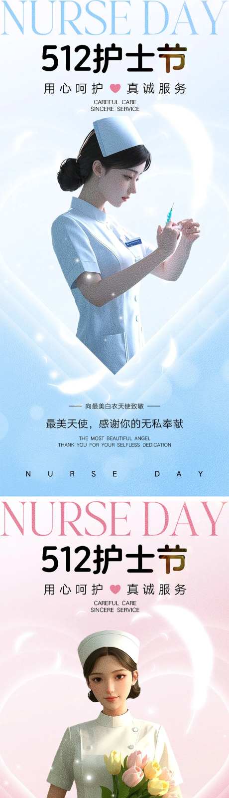 国际护士节海报-采灵感-https://www.cailinggan.com/