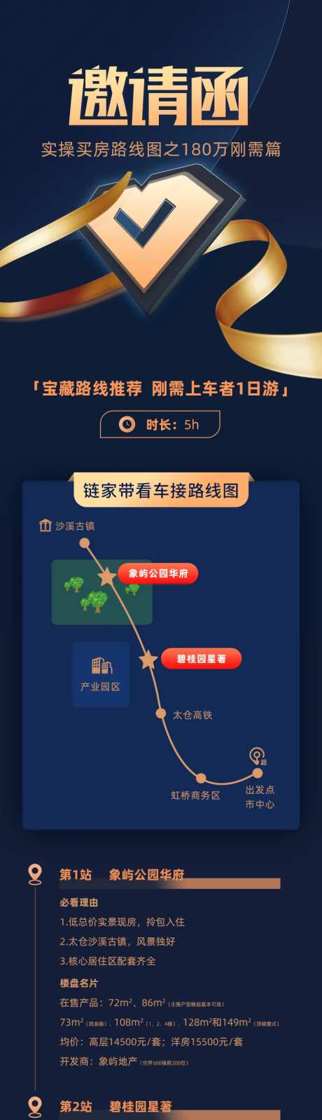 地产邀请函流程长图-采灵感-https://www.cailinggan.com/