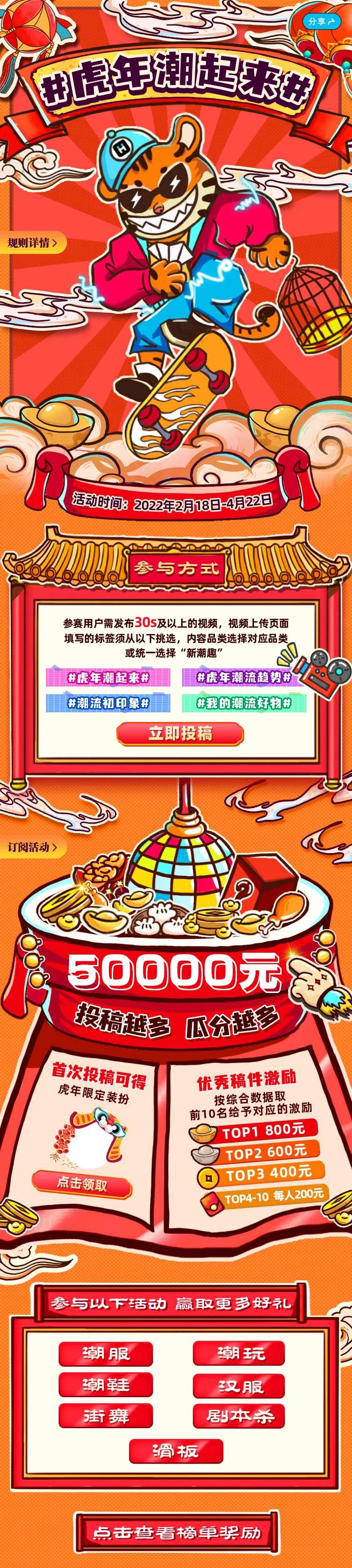 虎年潮起来长图-采灵感-cailinggan.com