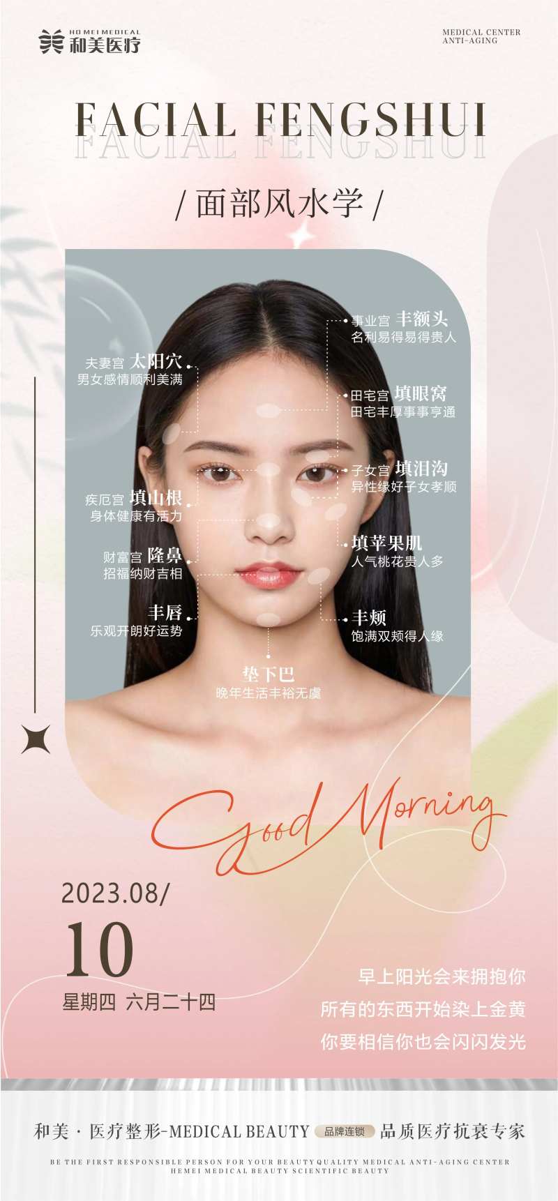 面部风水学海报-采灵感-cailinggan.com