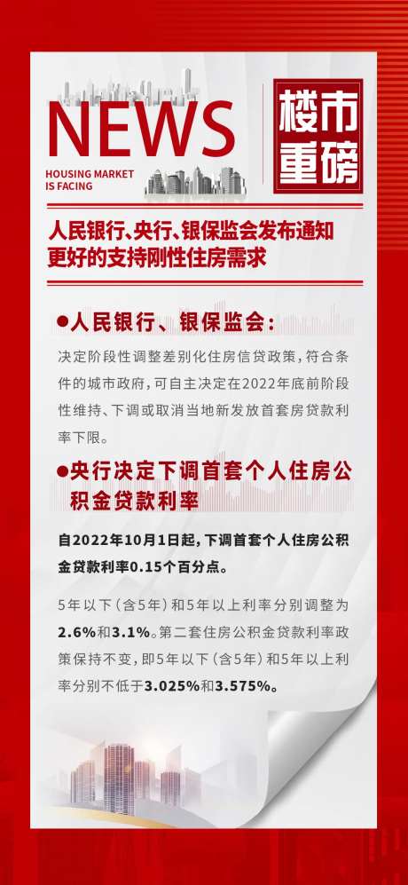 楼市政策海报-采灵感-https://www.cailinggan.com/