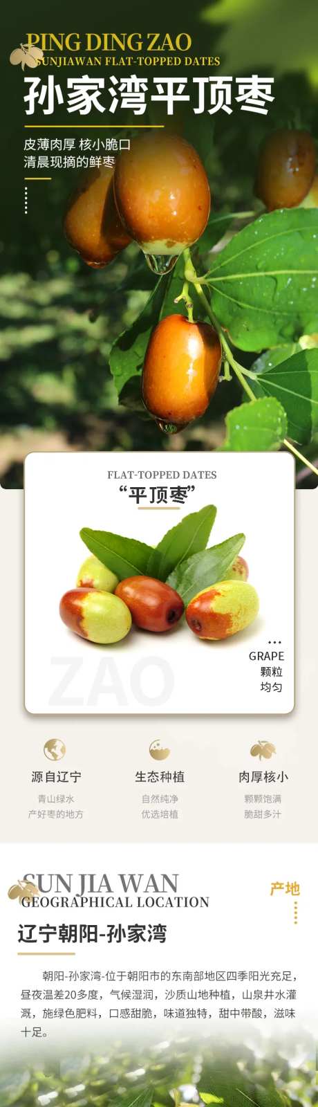平顶枣脆枣枣子促销电商详情页-采灵感-https://www.cailinggan.com/