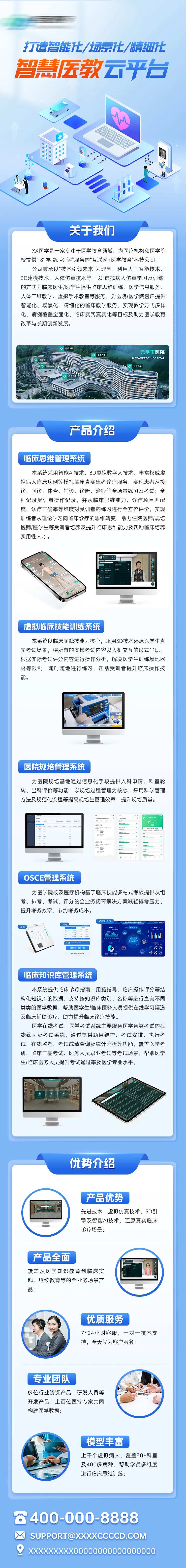 智慧医教云平台介绍长图-采灵感-cailinggan.com