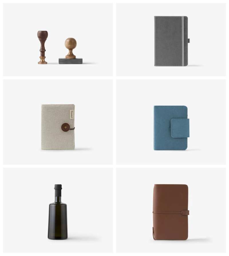 笔记本本子册子杂志样机-采灵感-cailinggan.com