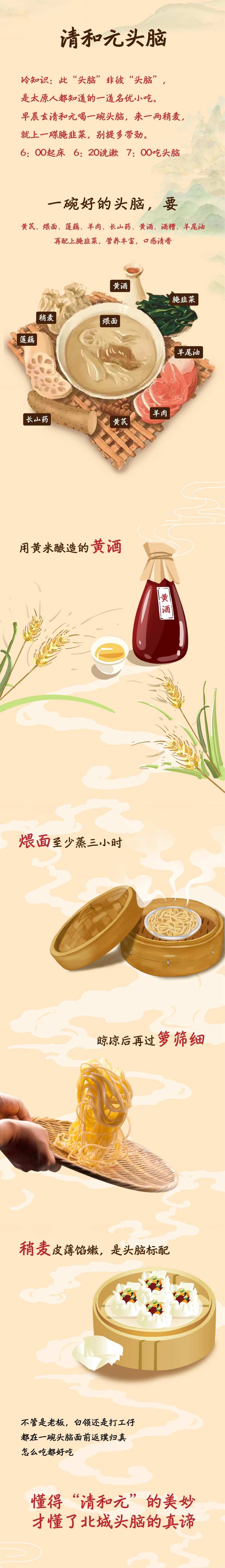 传统美食宣传长图-采灵感-cailinggan.com