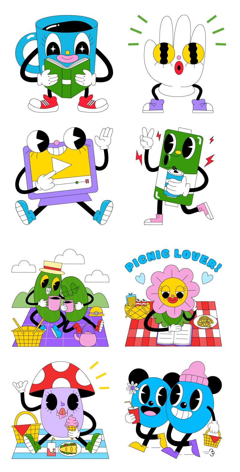 卡通人物形象  -采灵感-cailinggan.com