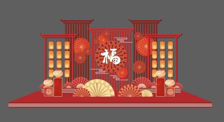 新年红灯笼美陈-采灵感-https://www.cailinggan.com/