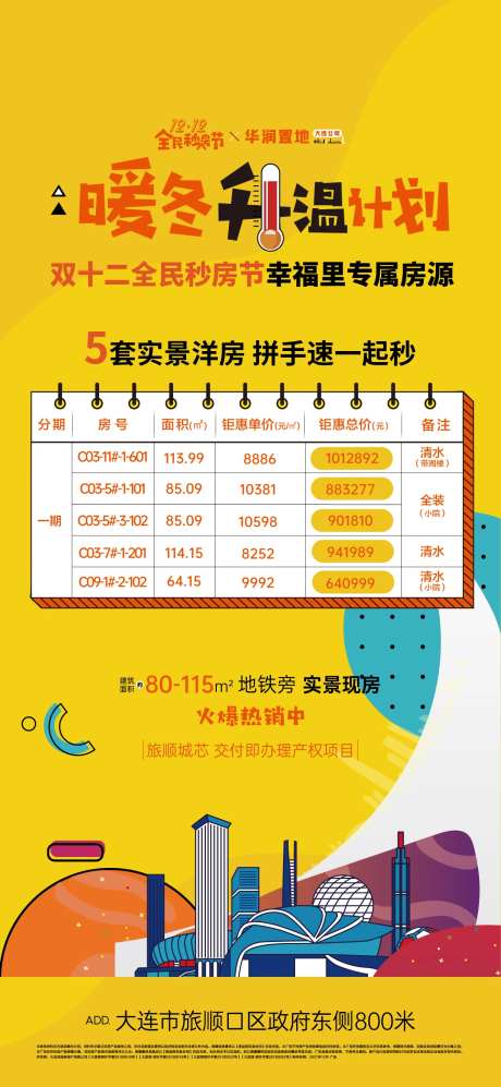房源表海报-采灵感-https://www.cailinggan.com/