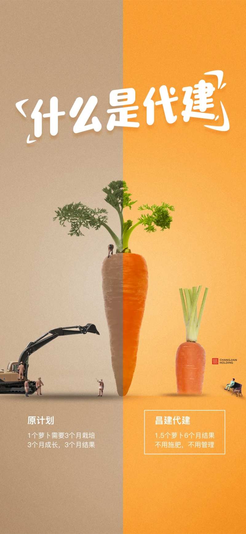 代建创意胡萝卜海报-采灵感-cailinggan.com