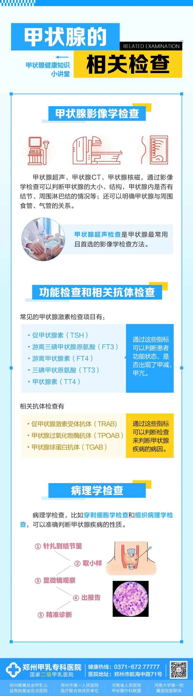 甲状腺的相关检查长图-采灵感-cailinggan.com