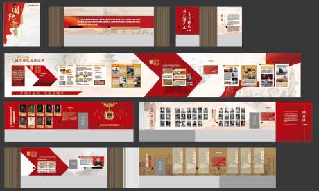 国防教育展厅-采灵感-https://www.cailinggan.com/