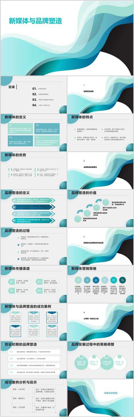 新媒体与品牌塑造PPT-采灵感-https://www.cailinggan.com/