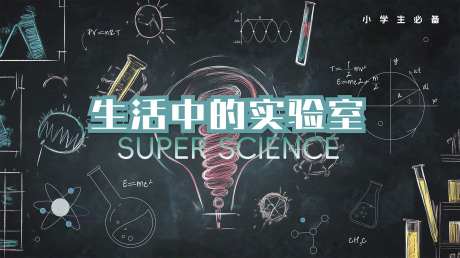 生活中的科学实验室活动展板-采灵感-https://www.cailinggan.com/