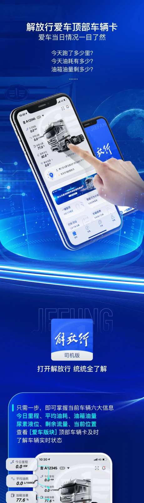 卡车长图文解放行爱车顶部车辆卡 -采灵感-https://www.cailinggan.com/