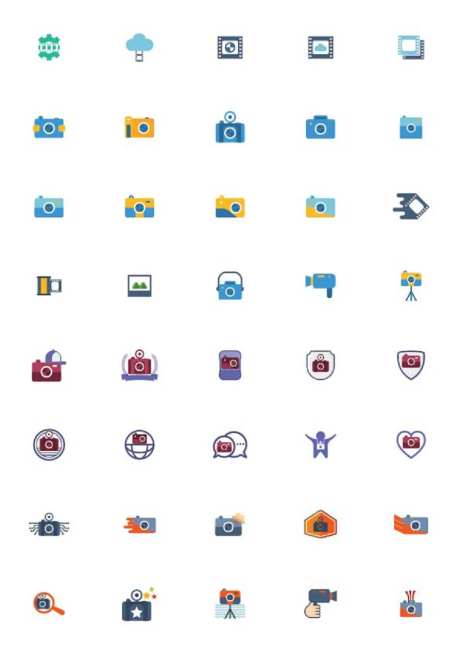 卡通扁平风UI图标icon-采灵感-https://www.cailinggan.com/