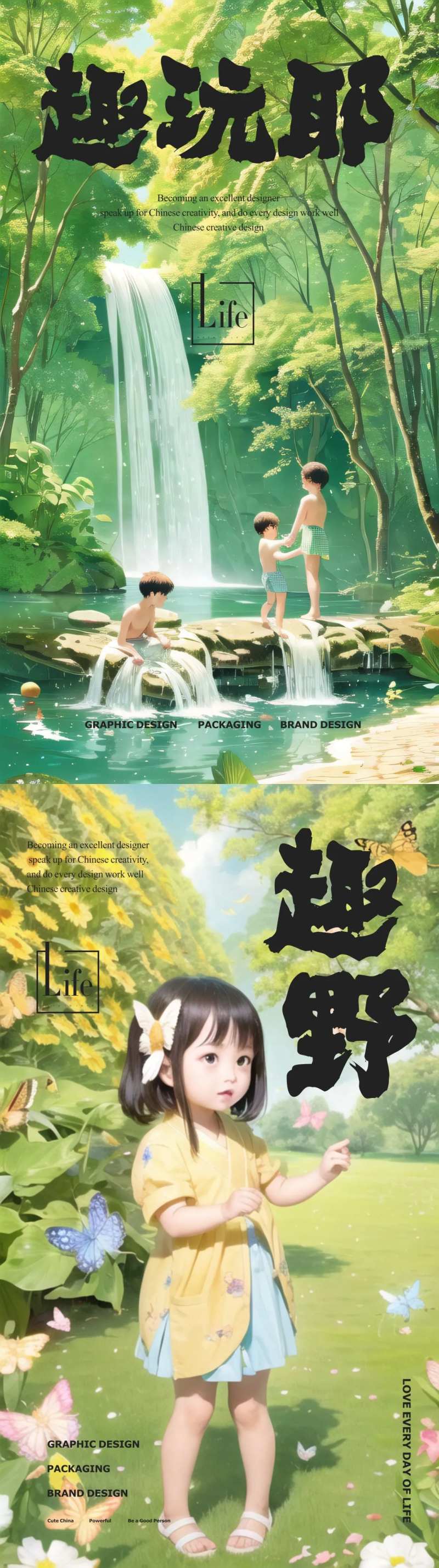 趣野文旅海报-采灵感-cailinggan.com