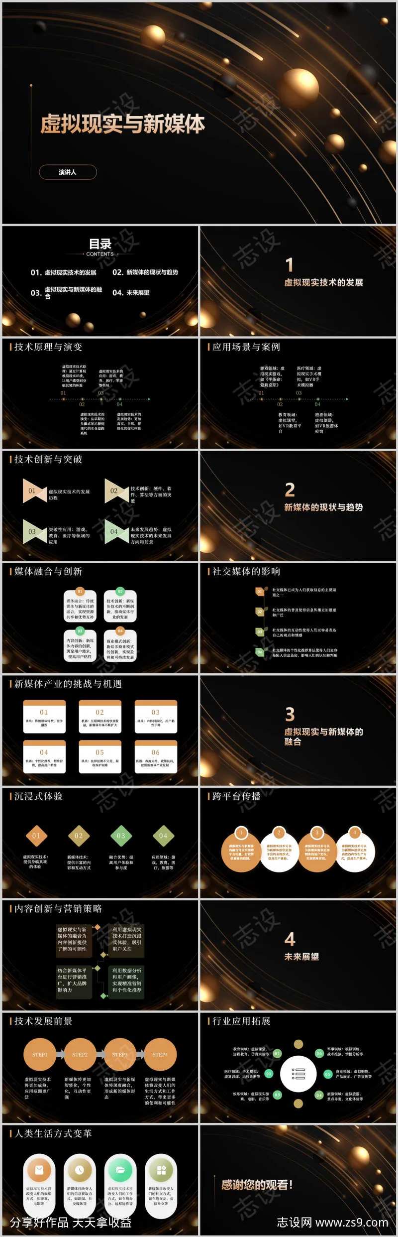 虚拟现实与新媒体PPT-采灵感-cailinggan.com