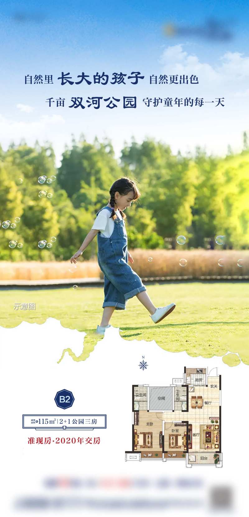 地产公园价值点刷屏户型海报-采灵感-cailinggan.com