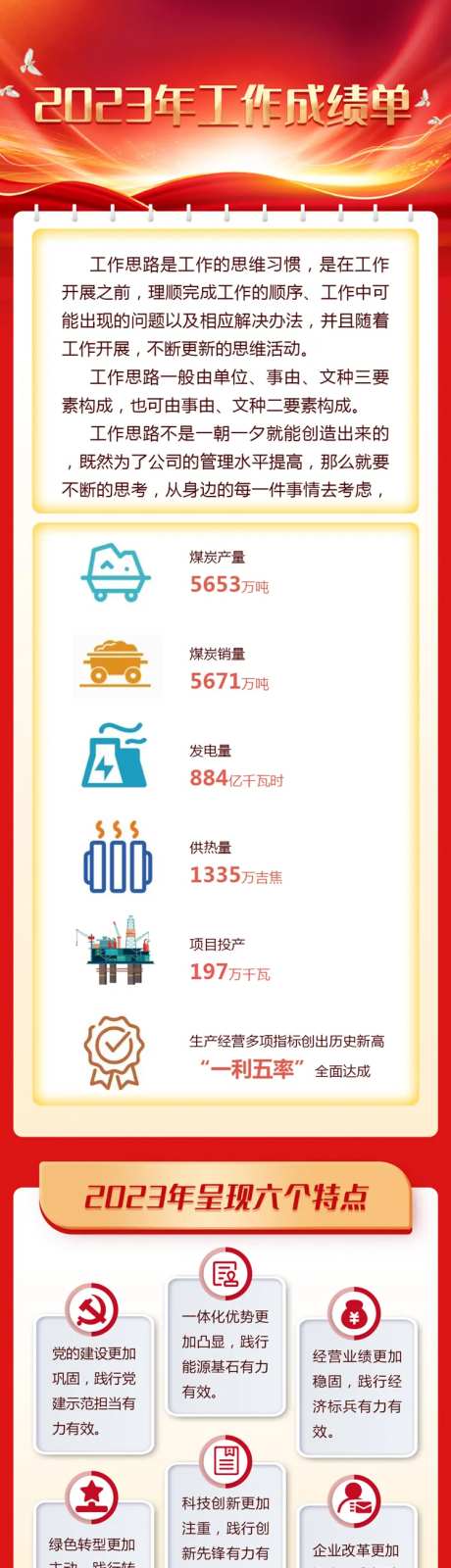 单位年度工作总结工作回顾长图-采灵感-https://www.cailinggan.com/