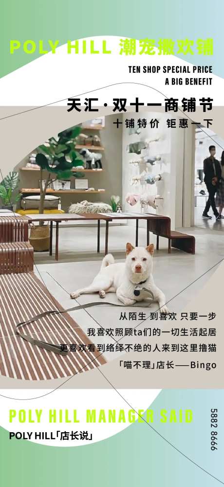 商铺店长说创意系列海报-采灵感-https://www.cailinggan.com/