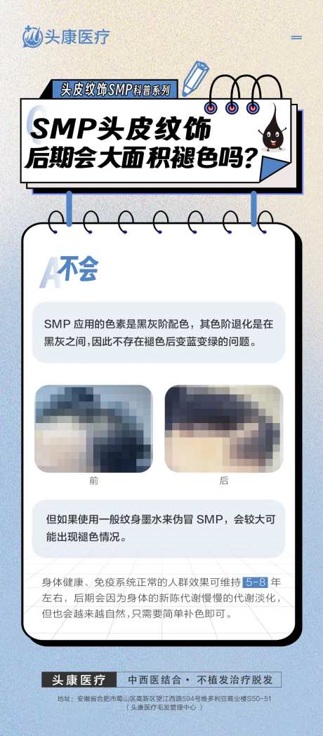 脱发对比科普海报-采灵感-https://www.cailinggan.com/