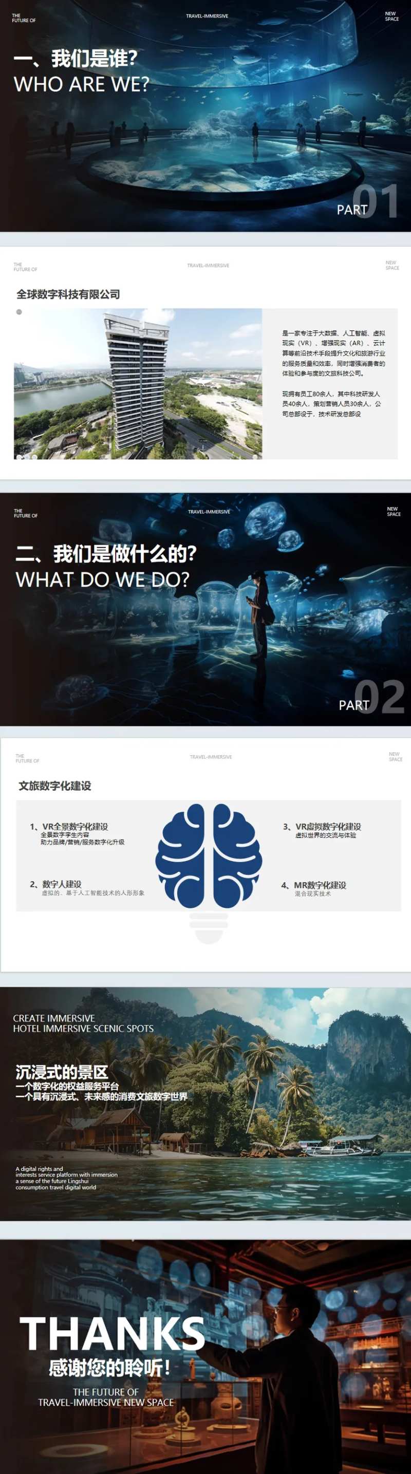 元宇宙文旅项目科技展馆企业介绍ppt-采灵感-cailinggan.com