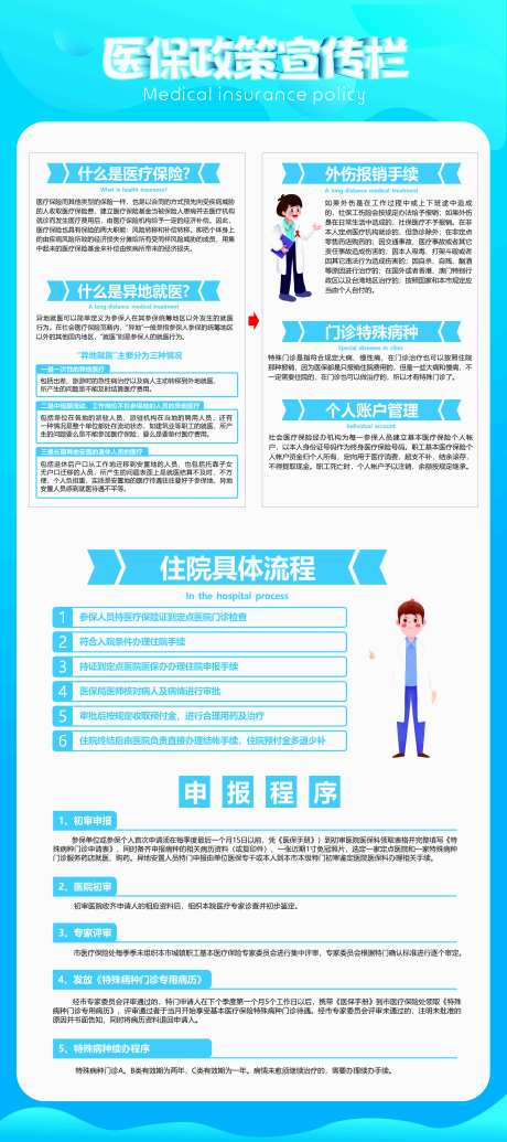 医保政策展架-采灵感-https://www.cailinggan.com/