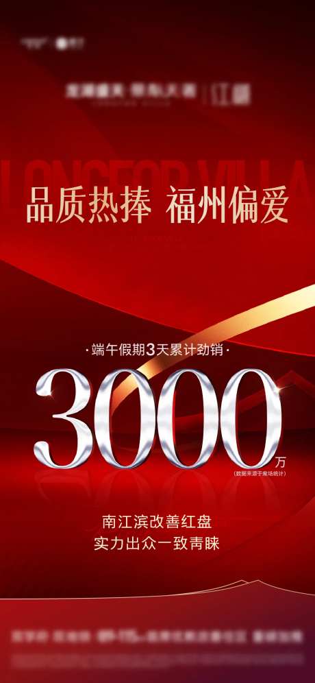 房地产冲击力数据海报-采灵感-https://www.cailinggan.com/